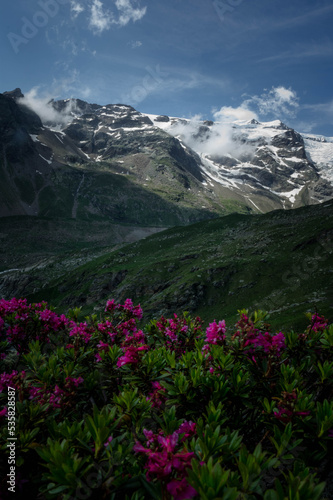 landscape in aosta valley