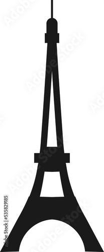 Photography paris tower logo and icon