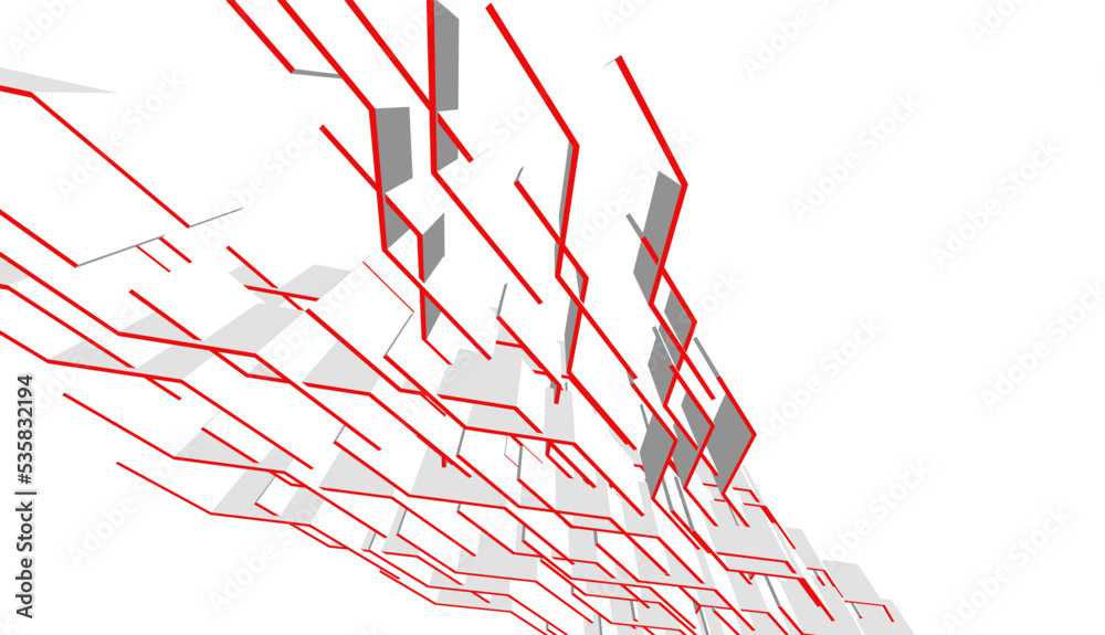 Naklejka premium abstract design 3d vector illustration