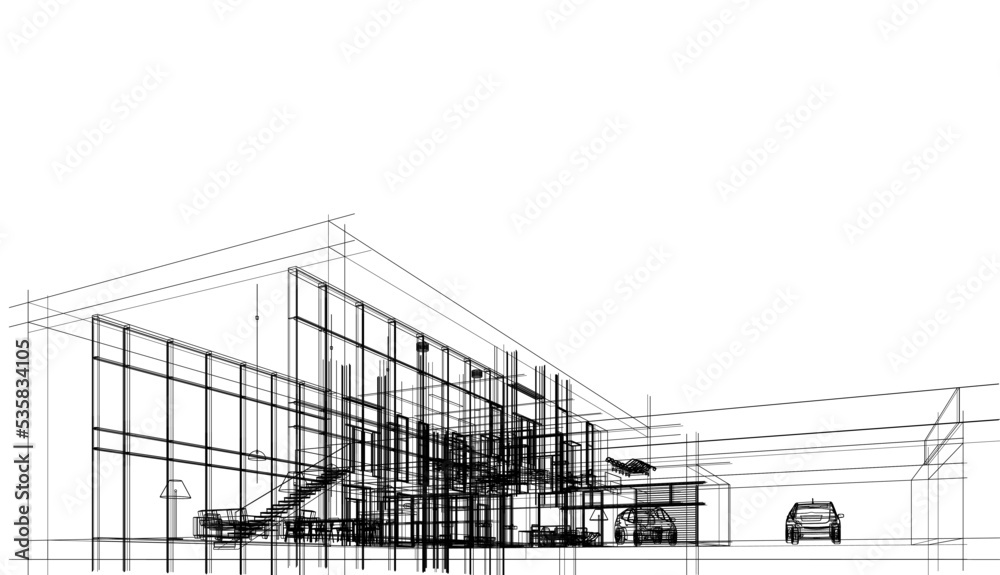 architecture vector 3d illustration architecture vector 3d illustration