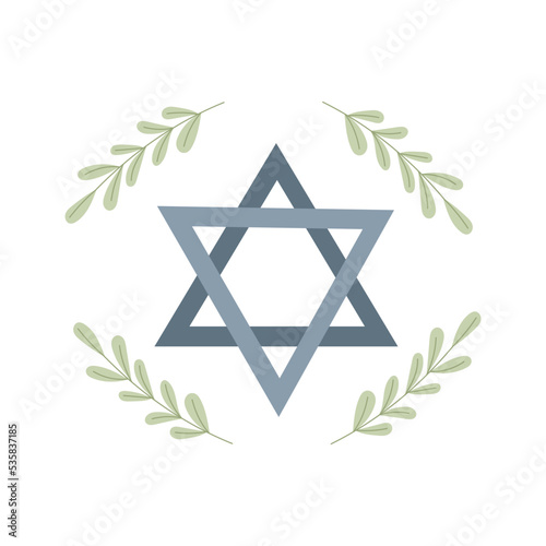 Happy Hanukkah, Jewish Festival of Lights background for greeting card, invitation, banner