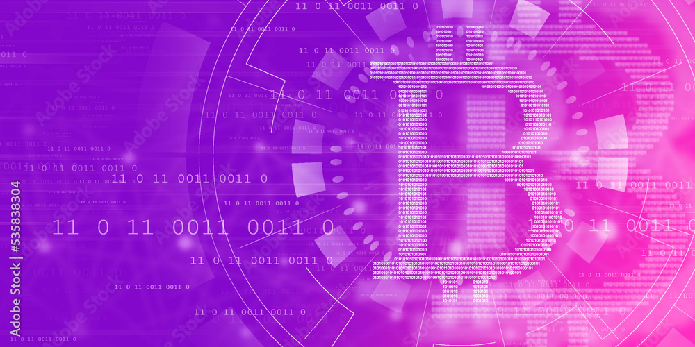 2d rendering bitcoin sign currency 2d rendering bitcoin sign currency