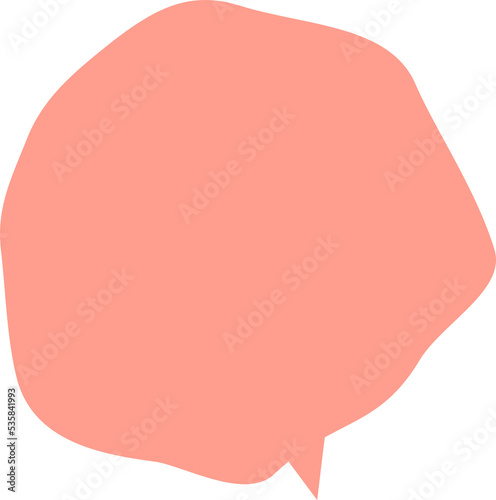 orange speech bubbles on transparent background . chat box or chat vector square and doodle message or communication icon Cloud speaking for comics and minimal message dialog