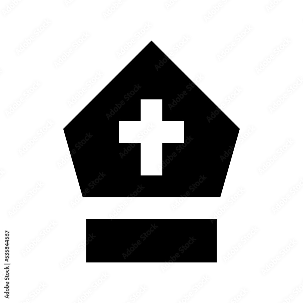 Obraz premium Church Vector Icon