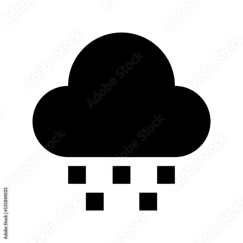 Raining Vector Icon