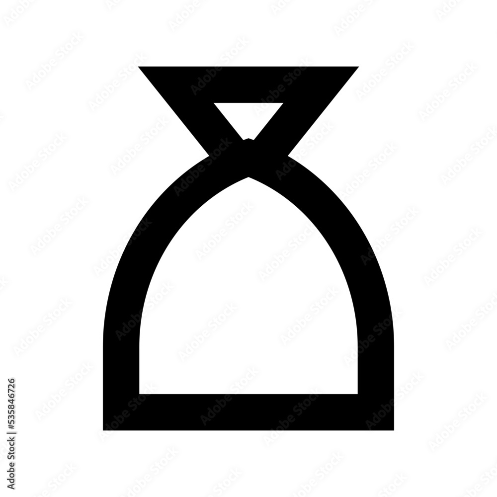 Santa Sack Vector Icon