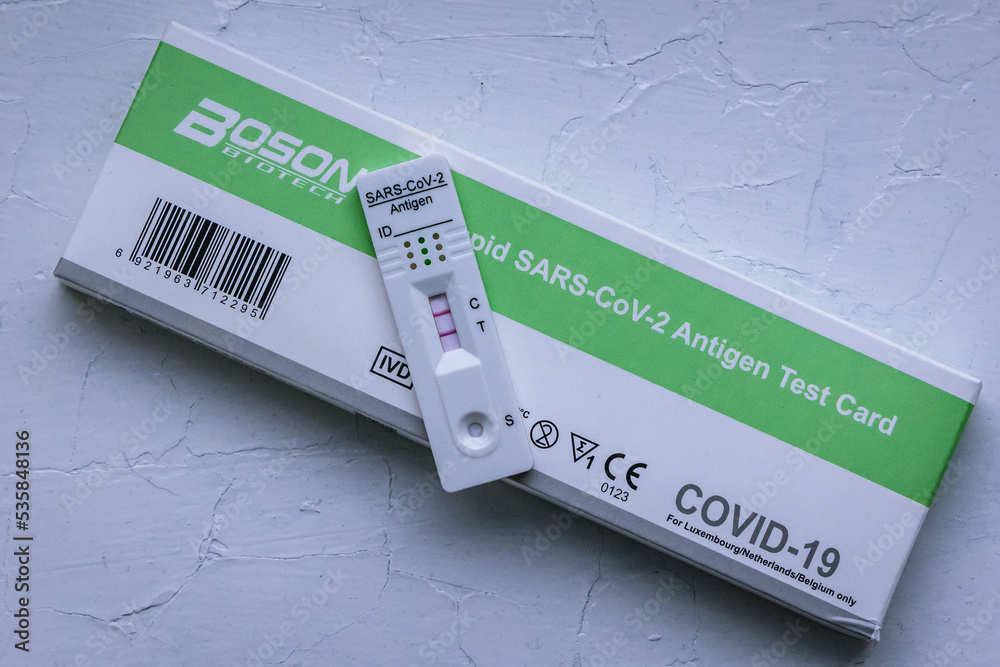 Warsaw, Poland February 11, 2022 Boson Biotech SARSCoV2 rapid