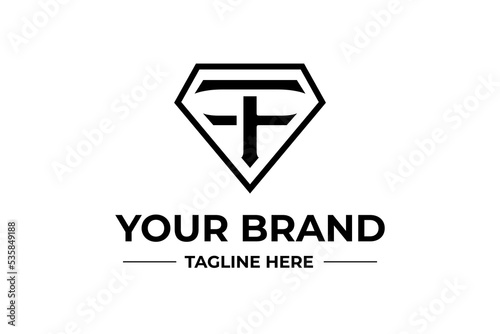 abstract letter f or tf alphabet logo design icon for brand or business Free Download abstract letter f or tf alphabet logo design icon for brand or business - GFXLoad