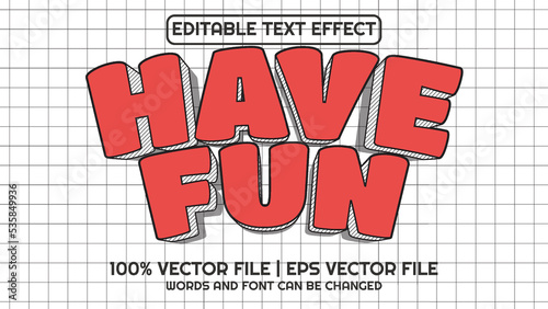 Editable text effect modern 3d and minimal font style