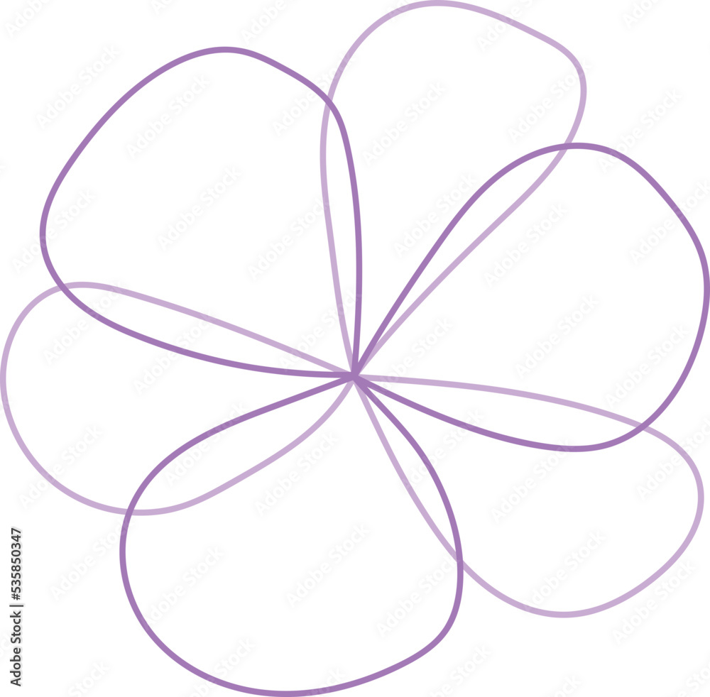 Line Flower Minimal Drawing Decoract Line Flower Minimal Drawing Decoract