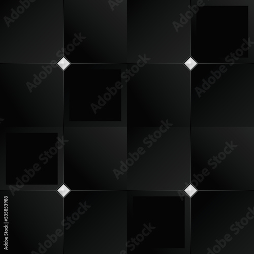 seamless vector illustration black geometric pattern