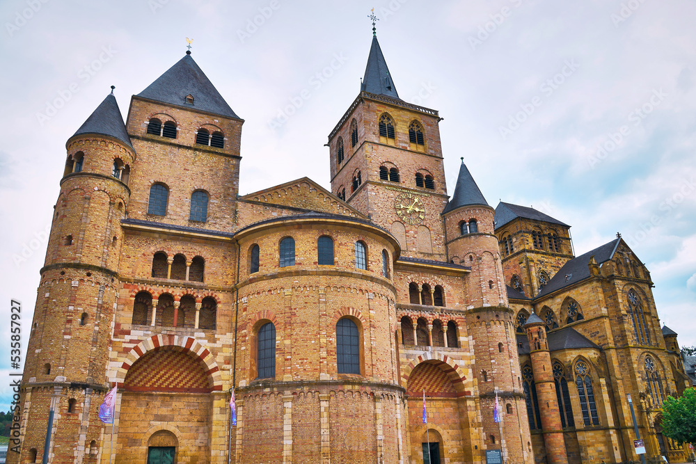 St. Peter's Cathedral in Trier or Hohe Domkirche St. Peter zu Trier , or Trier Cathedral: and the Church of Our Lady or Frauenkirche