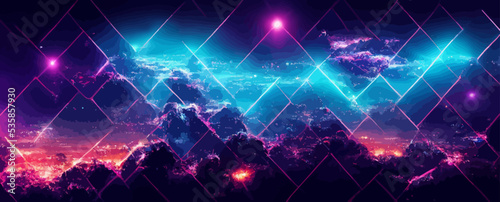 synthwave vaporwave retrowave cyber background