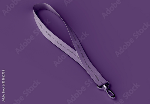 3D Lanyard Mockup