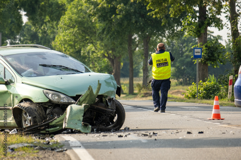 wypadek drogowy wypadek drogowy