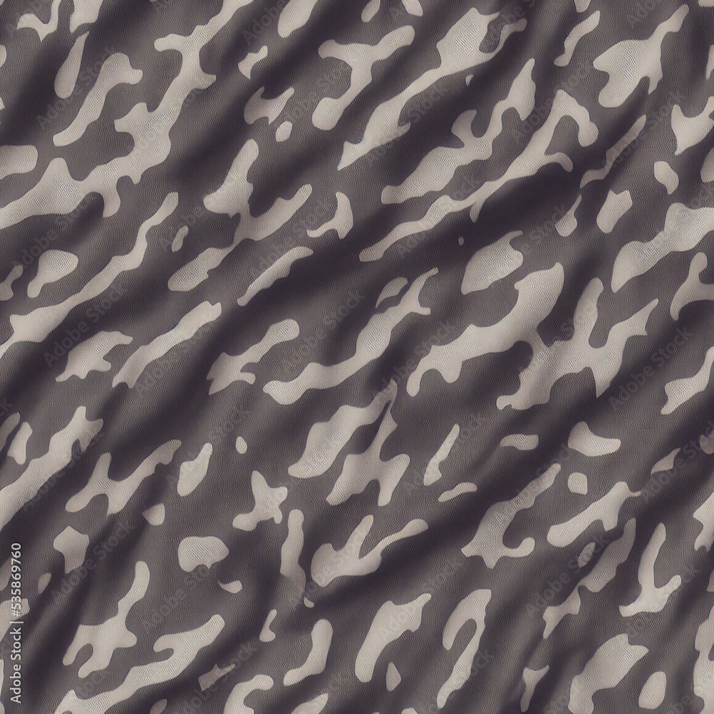 Seamless Military Camo Pattern Cloth Texture