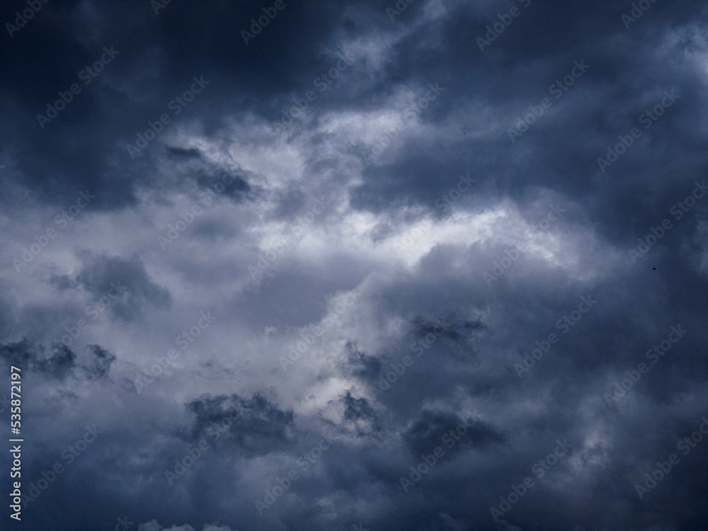 Obraz premium storm clouds timelapse