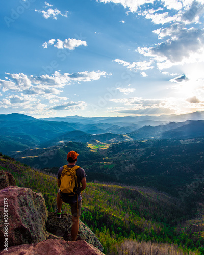 Hiking in Colorado near Boulder © Sklyarov