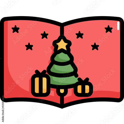 chistmas card icon photo