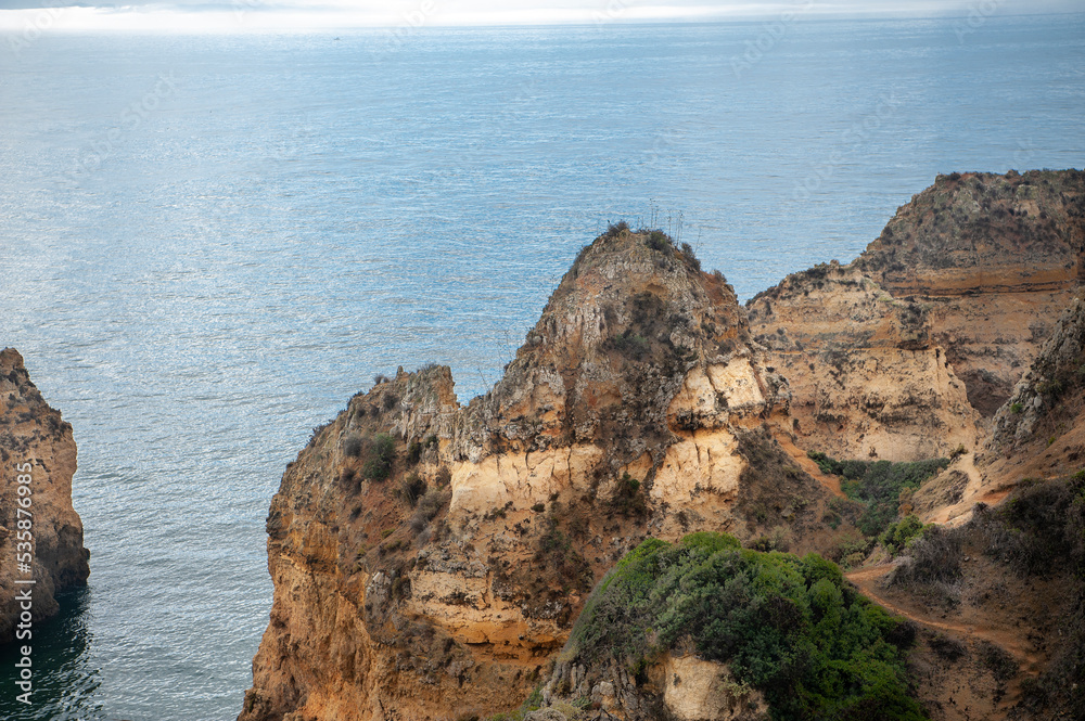 The rock formation of Ponta de Piedade - Lagos - Portugal.