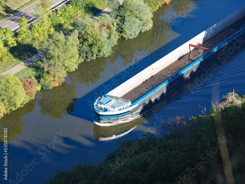 Lastkahn – Motorschiff – Binnenschifffahrt - Schifffahrt