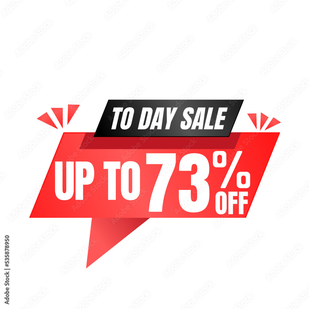 73% off sale balloon. Red and black vector illustration . sale discount label design, Seventy-three 73% off sale balloon. Red and black vector illustration . sale discount label design, Seventy-three