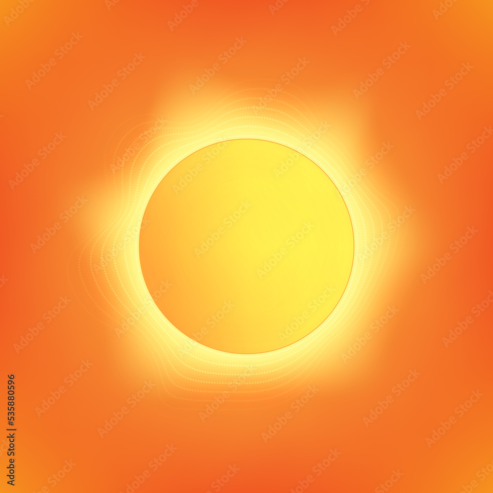 Vector illustration of a brightly lit ring around the circle, 
used for technology work.