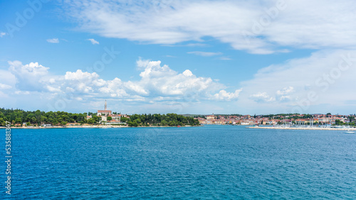 Mediterranean oceanside at Rovinj in Croatia