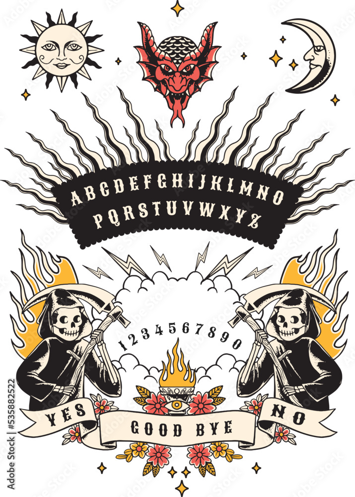 Obraz premium Ouija Board Game