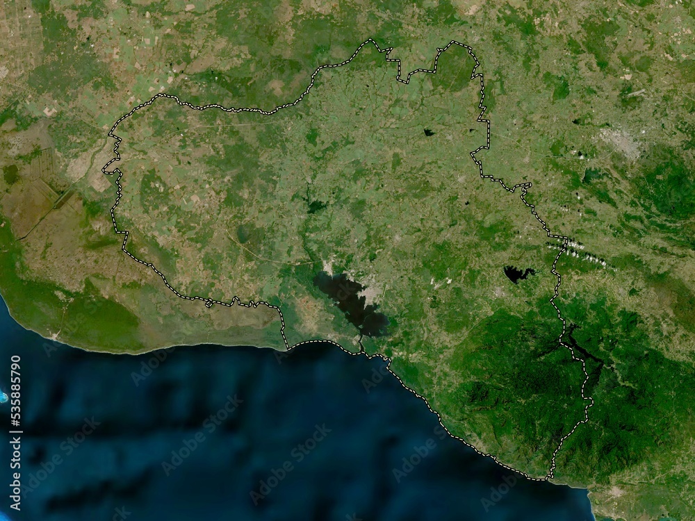 Cienfuegos, Cuba. Low-res satellite. No legend Cienfuegos, Cuba. Low-res satellite. No legend