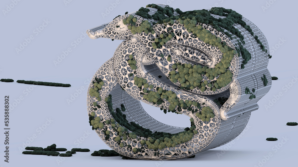 Illustration for modelers, architects, and civil engineers to build ...