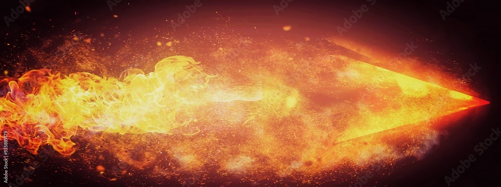 Obraz premium fire and flames