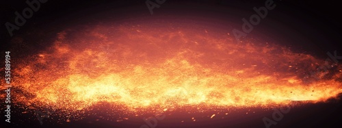 Fotografia, Obraz explosion of fire