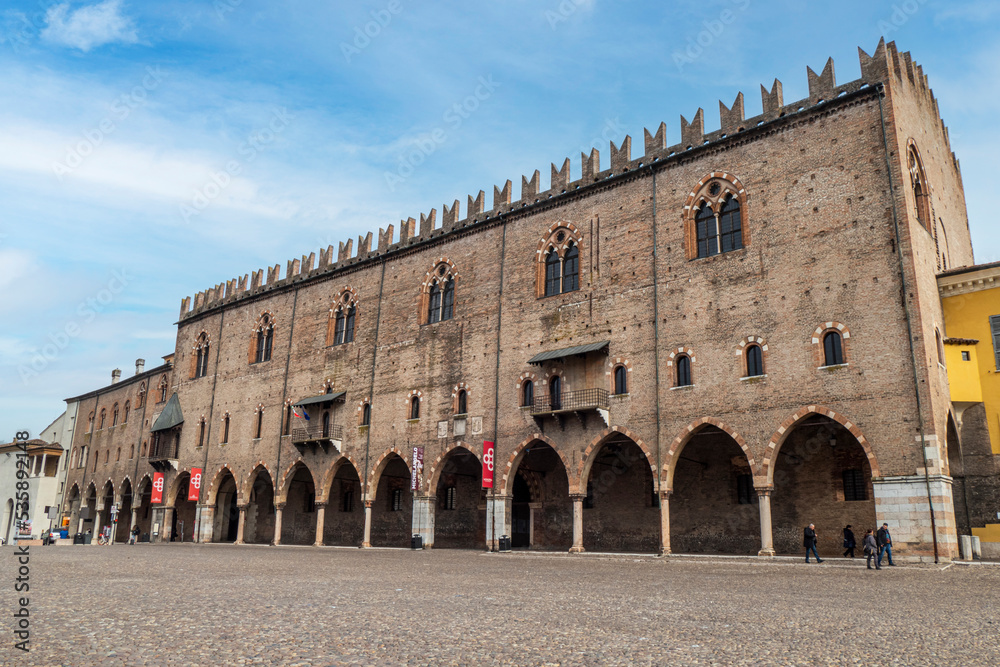 The famous Ducal Palace of Mantua