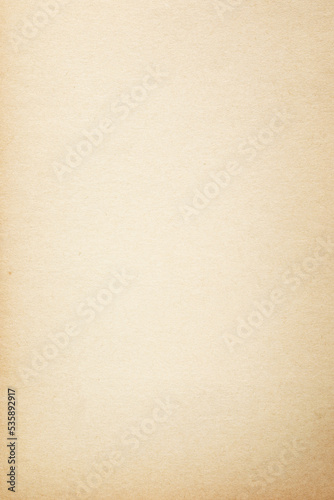 Old vintage yellowed kraft paper texture