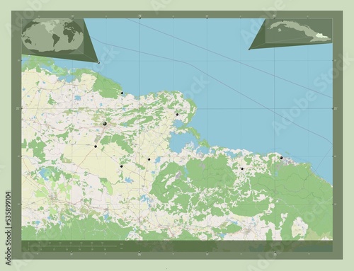 Holguin, Cuba. OSM. Major cities photo