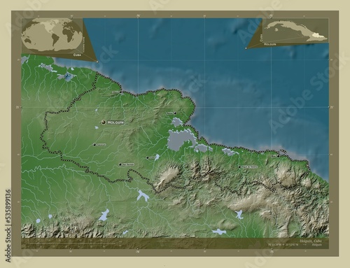 Holguin, Cuba. Wiki. Labelled points of cities photo
