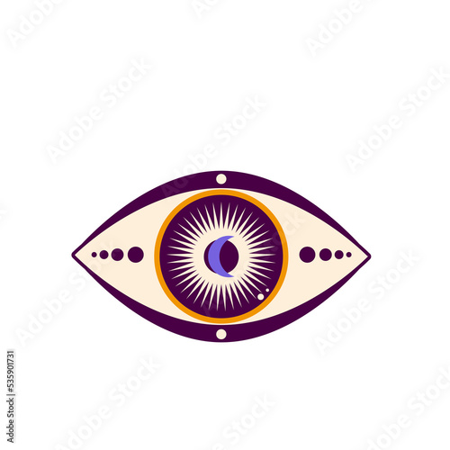 Eye Evil Devil Mystic Magic Talisman Amulet Boho Symbol Sign Silhouette Png  Icon