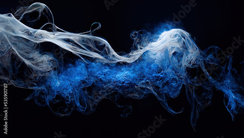 Abstrakter Hintergrund mit blauem Nebel 