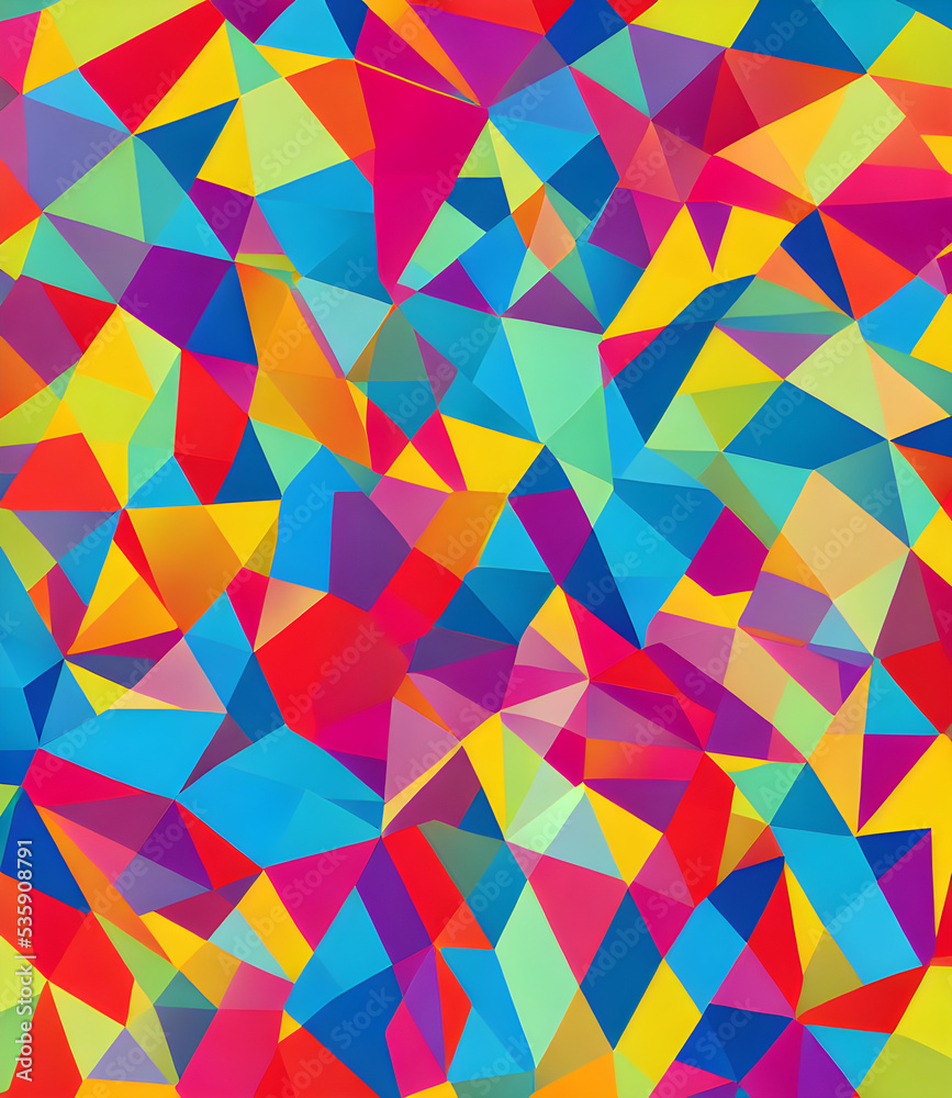 Farbenfroher Geometrischer Hintergrund Farbenfroher Geometrischer Hintergrund