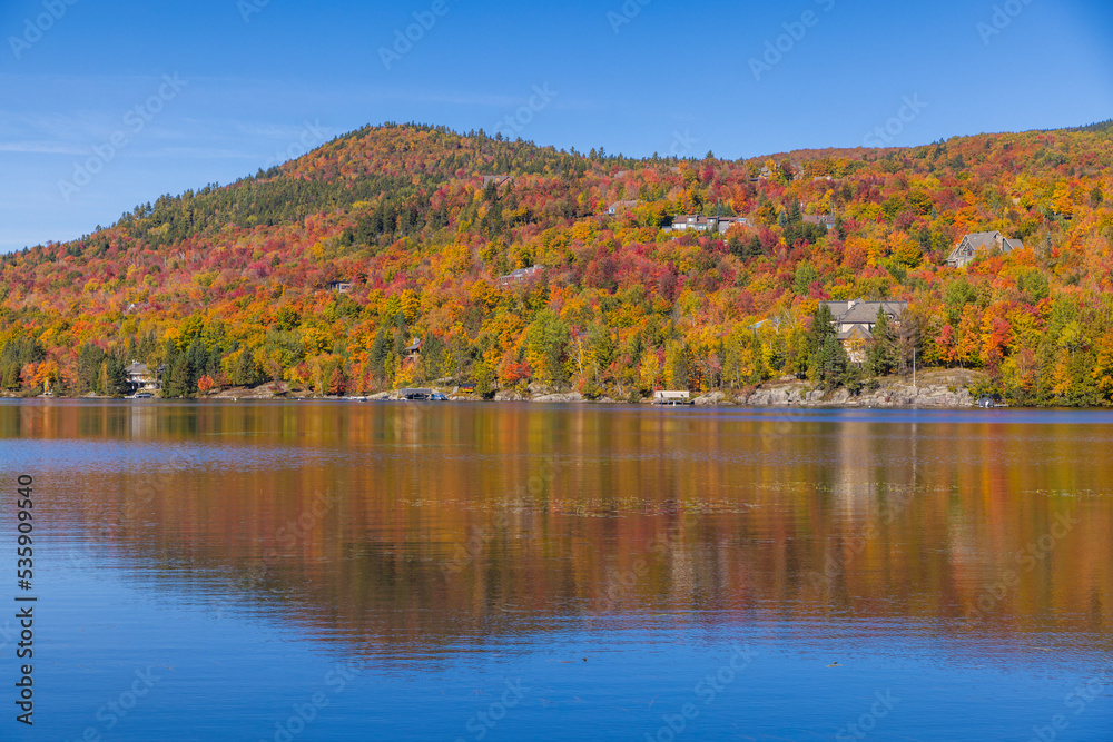 Spectacular autumn in Mont Tremblant, Quebec, Canada Spectacular autumn in Mont Tremblant, Quebec, Canada