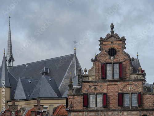 Die holländische Stadt JNijmegen an der Waal