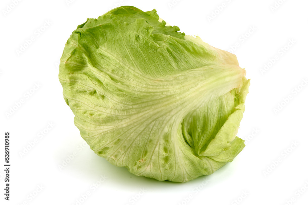Fresh iceberg lettuce, isolated on white background. Fresh iceberg lettuce, isolated on white background.