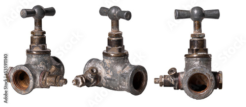 Hydraulic valve used in domestic central heating installations.