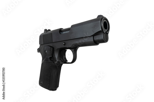 Black 45 caliber semi autom...