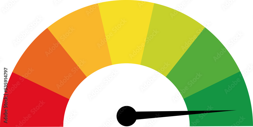 Efficiency energy rating, classification. Speedometer, red to green. Isolated png illustration, transparent background. Asset for overlay, montage, collage, presentation. Energy use, business concept. Efficiency energy rating, classification. Speedometer, red to green. Isolated png illustration, transparent background. Asset for overlay, montage, collage, presentation. Energy use, business concept.