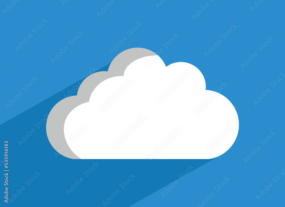 cloud vector design illustration isolated on white background cloud vector design illustration isolated on white background