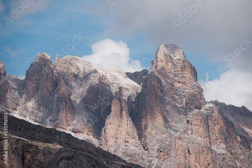 Amazing panoramic view of the Dolomites at Cinque Torri 5 Italy © Adi Seres