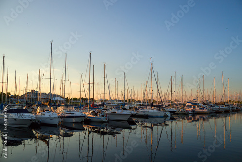 yachts in the harbor © joi