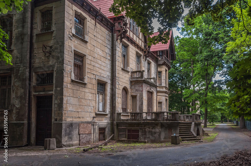 Old historic property of an American family of filmmakers in Poland